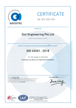 ISO 45001 - 2018 Soil Engineering